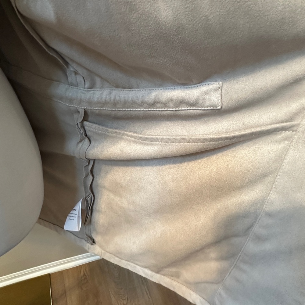 Thread & Supply Beige Drawstring Drape Jacket - image 6